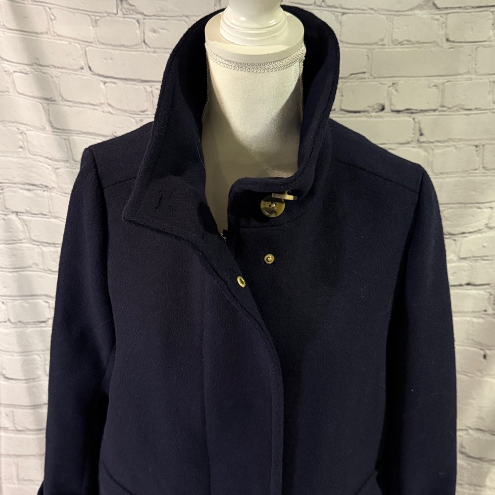 Boden Navy Wool Pea Coat - Picture 2 of 6